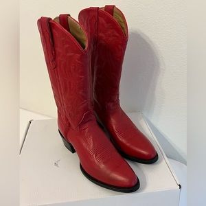 Shyanne Red Cowboy Boots, Ladies 7.5B